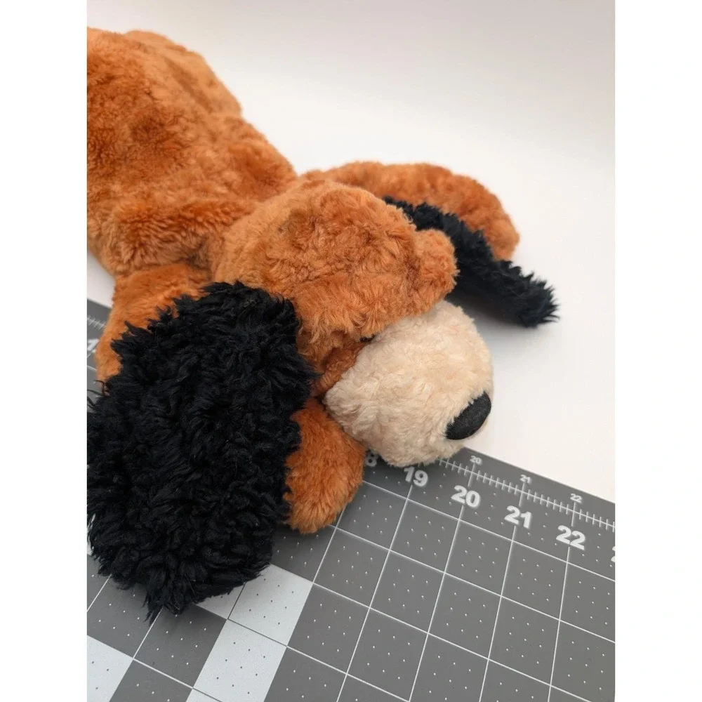 Gund Marvel Dog Plush Puppy Brown Black Flat‎ 5335 16 Inch Long Stuffed Animal
